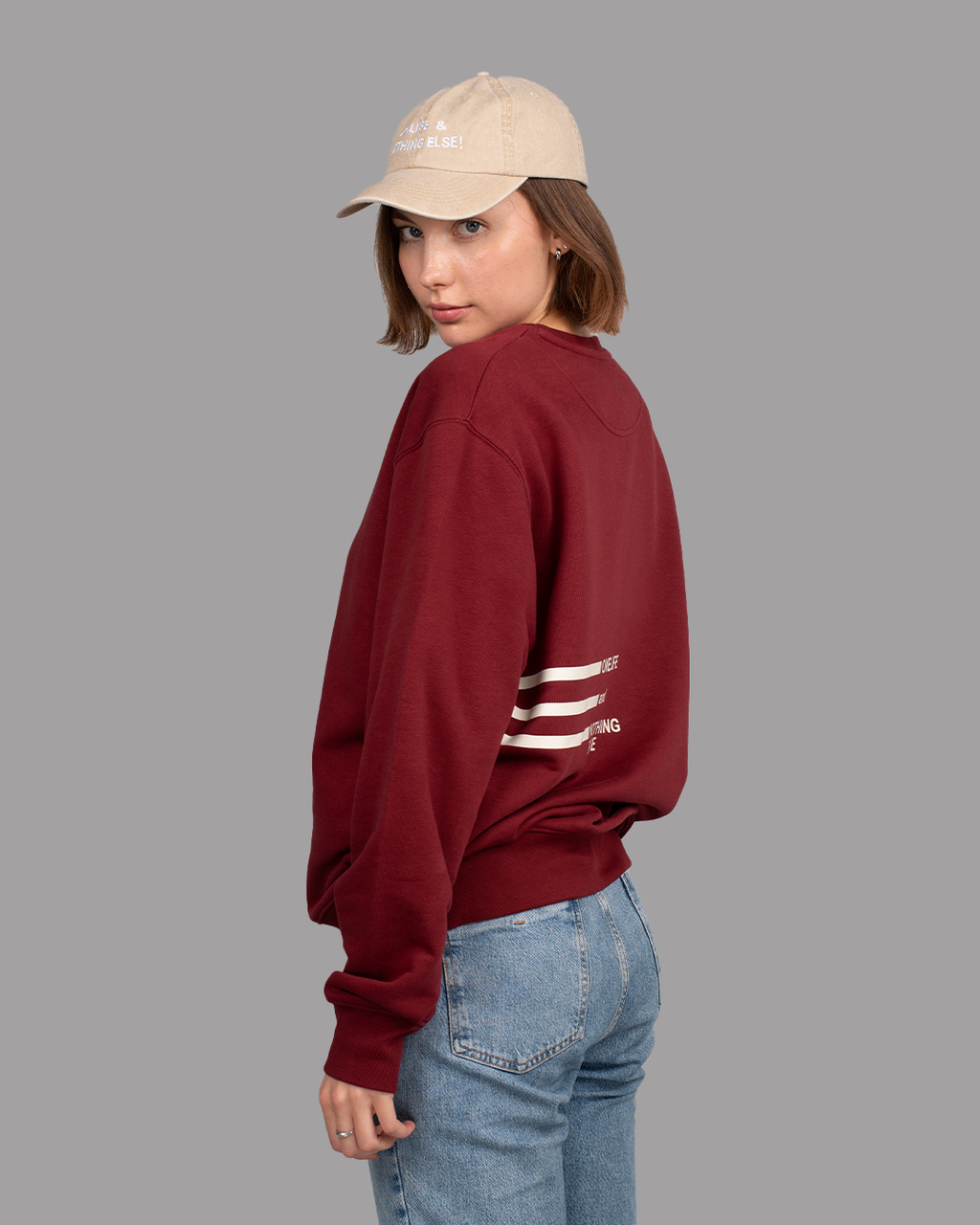 Winter Shifts Beige Cap