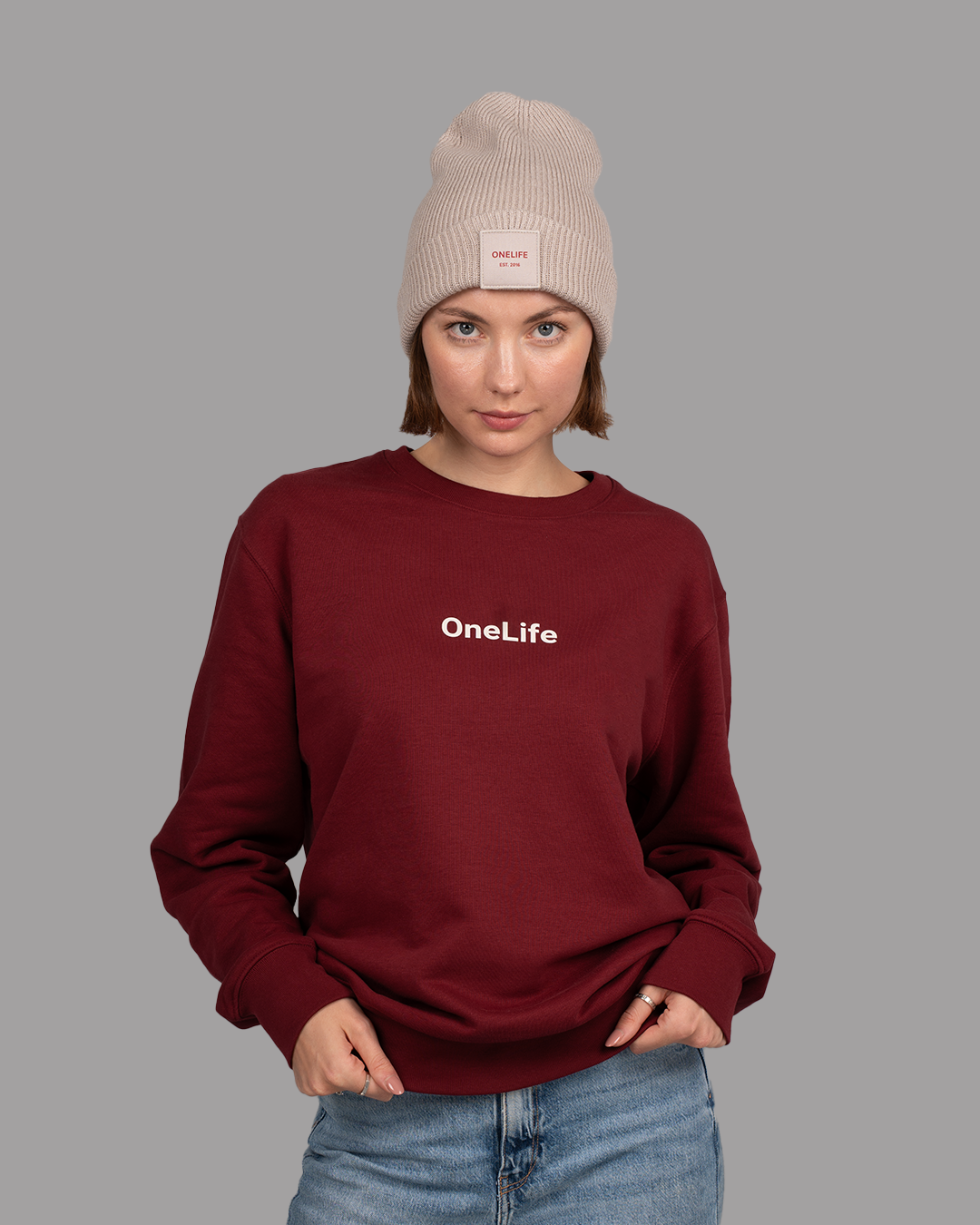 Winter Shifts Beige Beanie