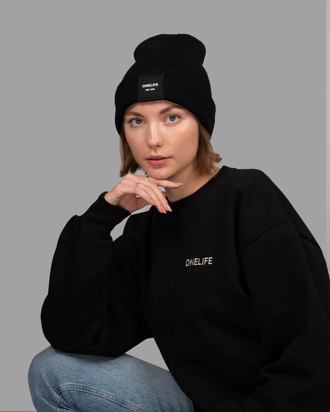 Winter Shifts Black Beanie