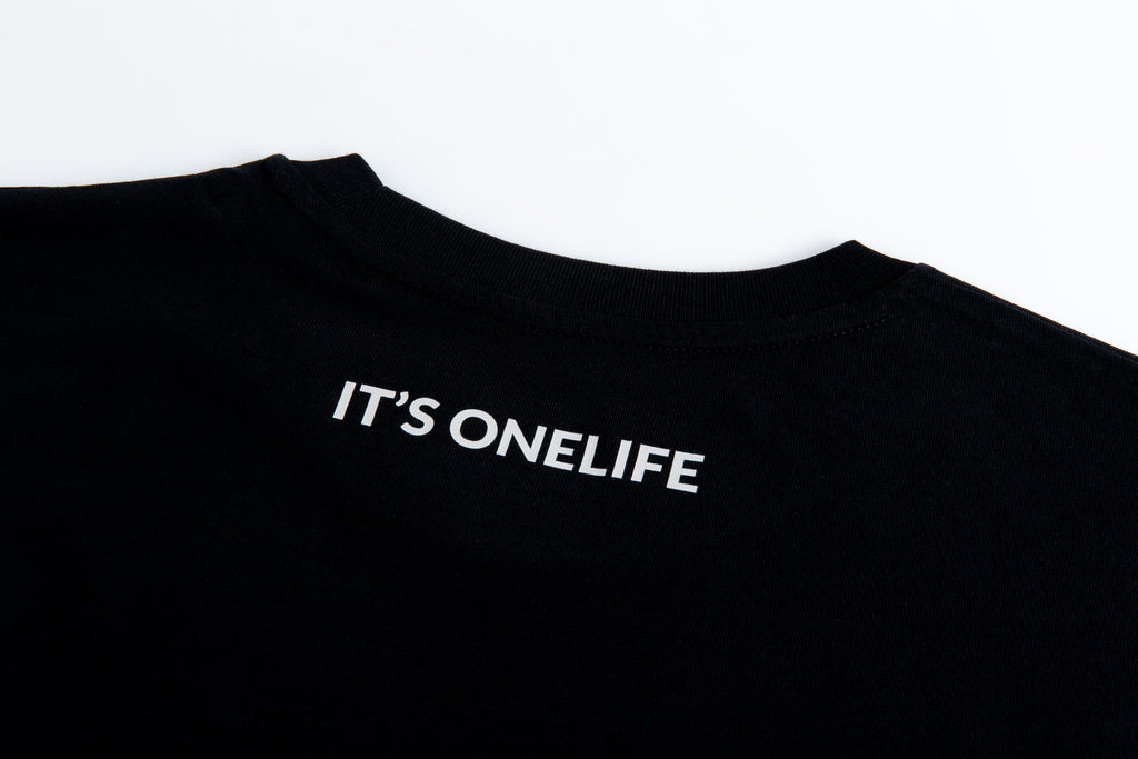 OneLife Classics Essential T-Shirt in Black White