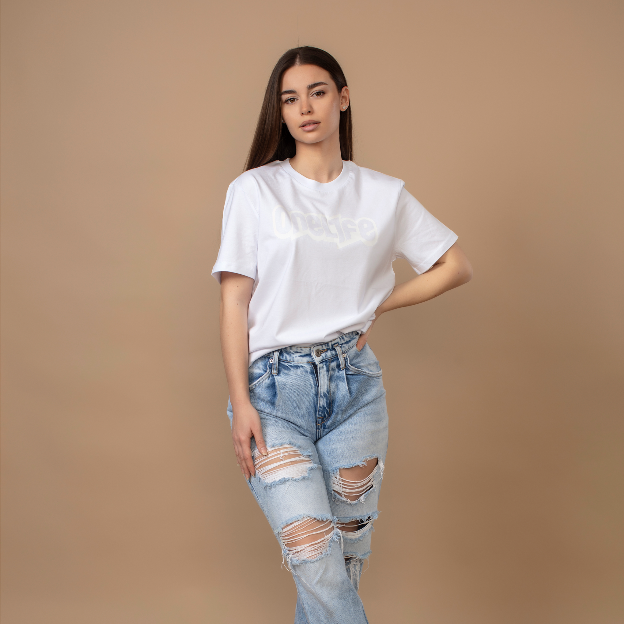 OneLife Classics Essential T-Shirt in Pure White