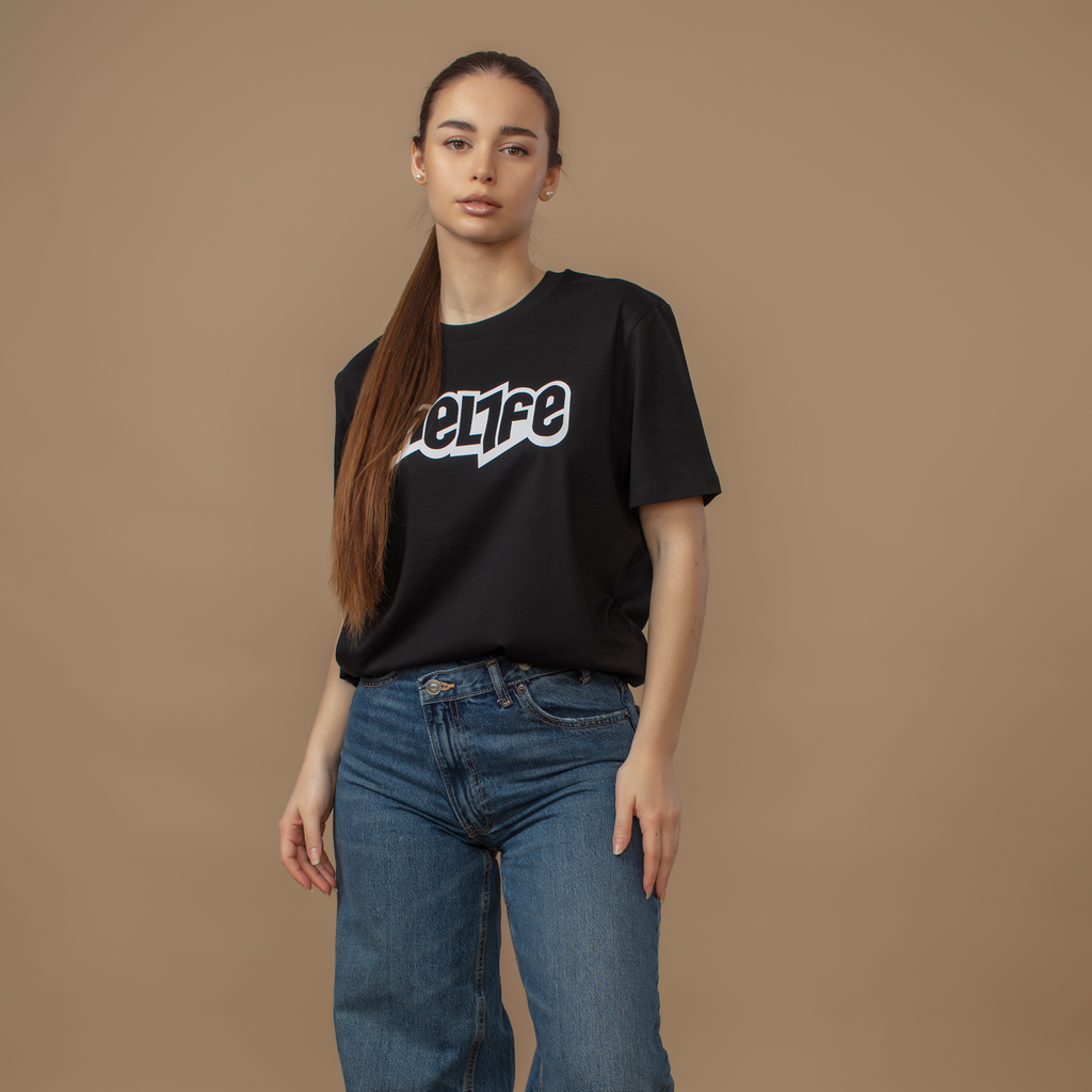 OneLife Classics Essential T-Shirt in Black White