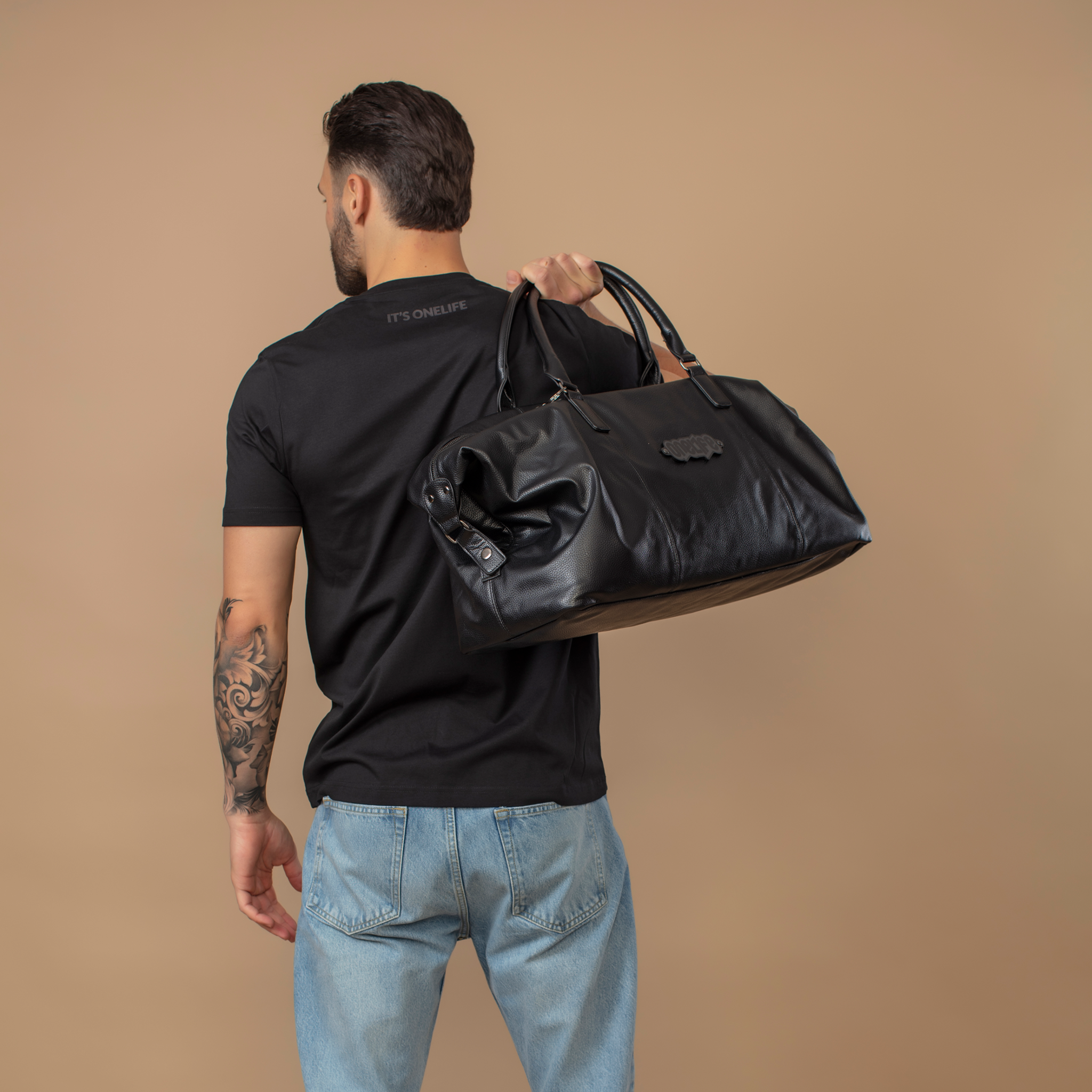 OneLife Driver’s Bag – Black Leather