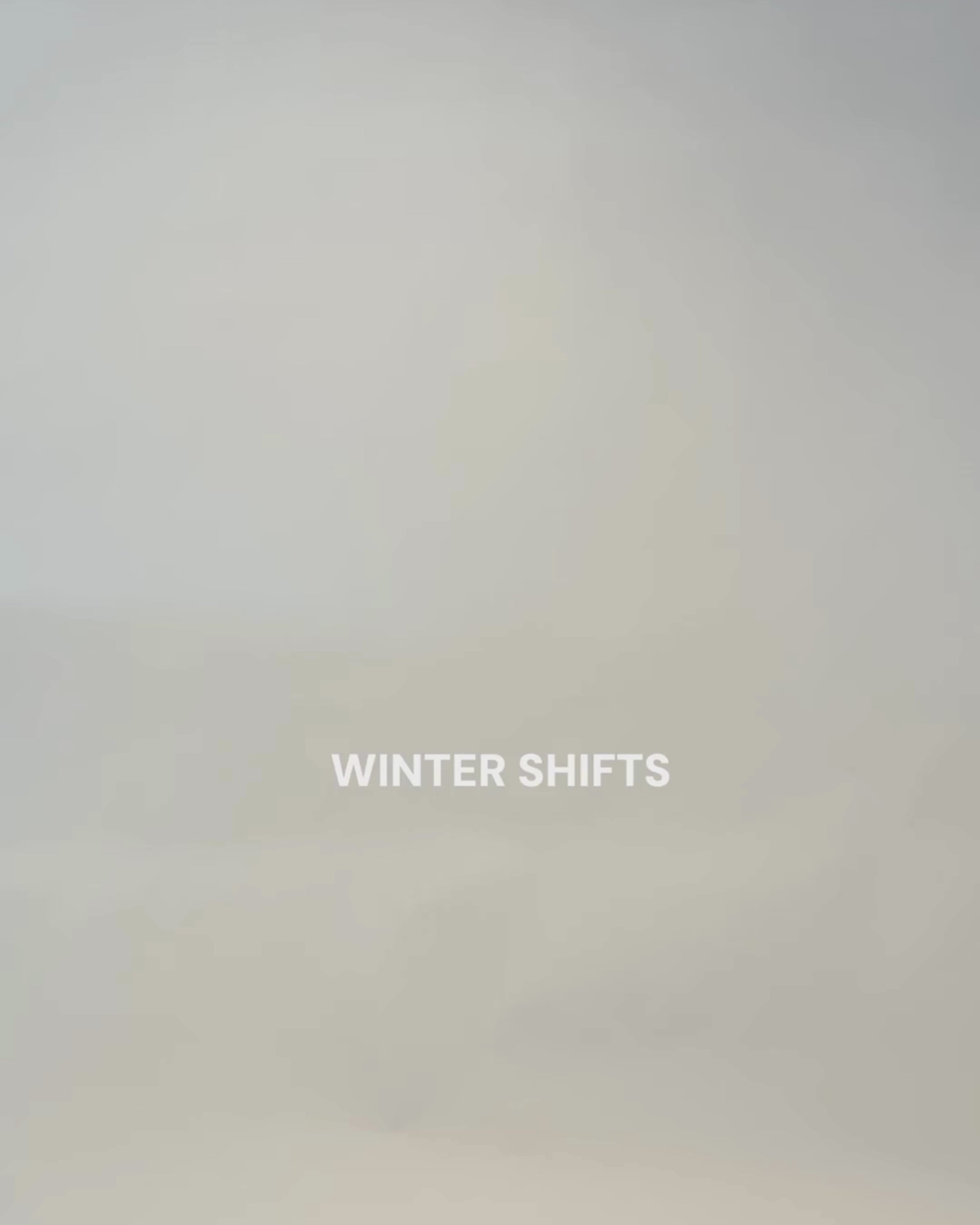 Winter Shifts Black Crewneck